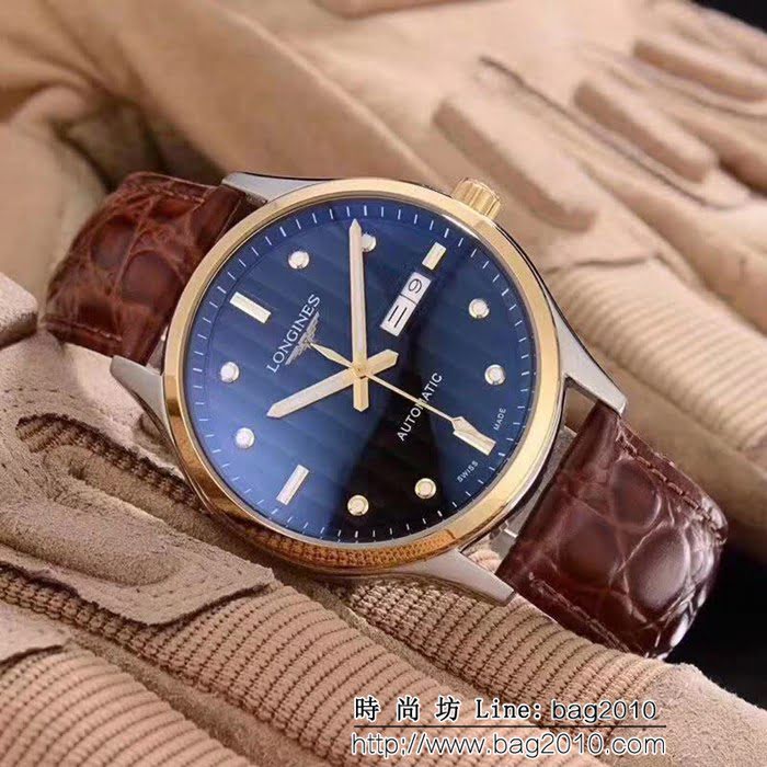 LONGINES浪琴 經典大三針 全自動機械 精品男士腕表 WSS1193